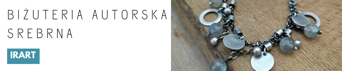 naszyjniki srebrne ręcznie wykonane